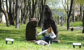 Klaipėdiečiai šveitė skulptūras