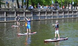 Į upės paradą susirinko 150 irkluotojų