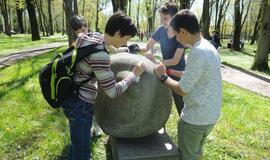 Klaipėdiečiai šveitė skulptūras