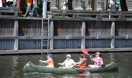 Į upės paradą susirinko 150 irkluotojų