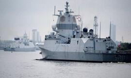 Vessels of Standing NATO Maritime Group One dock in Klaipeda