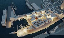 Kruiziniams laivams statys naują krantinę