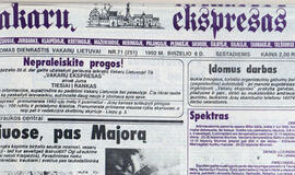 "Vakarų ekspresas". 1992 06 06 ir 09