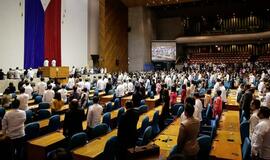 Filipinų Kongresas pratęsė karo padėtį pietinėje dalyje