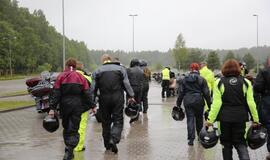 Lietaus 1000 kilometrų žygio dalyviai nepabūgo