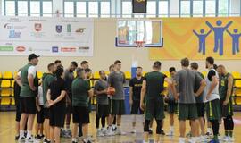 Rinktinė Palangoje pluša be trijų žaidėjų