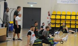 Rinktinė Palangoje pluša be trijų žaidėjų