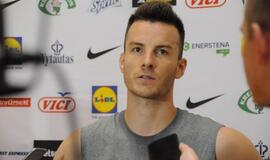 Rinktinė Palangoje pluša be trijų žaidėjų