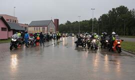 Lietaus 1000 kilometrų žygio dalyviai nepabūgo