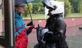 Lietaus 1000 kilometrų žygio dalyviai nepabūgo