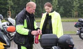 Lietaus 1000 kilometrų žygio dalyviai nepabūgo