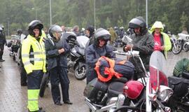 Lietaus 1000 kilometrų žygio dalyviai nepabūgo