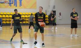 Rinktinė Palangoje pluša be trijų žaidėjų