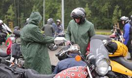 Lietaus 1000 kilometrų žygio dalyviai nepabūgo