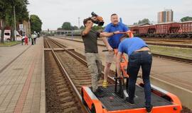 Klaipėdiečiai išbandė drezinas