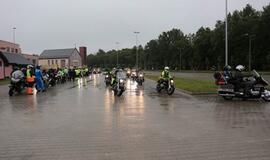 Lietaus 1000 kilometrų žygio dalyviai nepabūgo