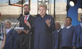 Prezidentė pasveikino „The Tall Ships Races“ dalyvius