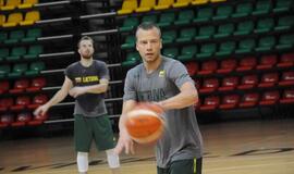 Rinktinė Palangoje pluša be trijų žaidėjų