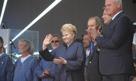 Prezidentė pasveikino „The Tall Ships Races“ dalyvius