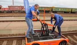 Klaipėdiečiai išbandė drezinas