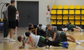 Rinktinė Palangoje pluša be trijų žaidėjų