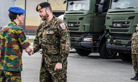 Prie NATO priešakinių pajėgų bataliono Lietuvoje prisijungė Liuksemburgo kariai