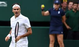 Rodžeris Federeris aštuntą kartą tapo Vimbldono turnyro čempionu