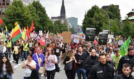 Vokietijoje tęsiasi protestai prieš G20 viršūnių susitikimą
