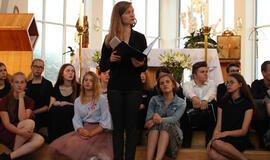 Dirigentės dovana gabiems vaikams – galimybė diriguoti jai