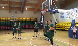 Palangoje varžėsi Lietuvos krepšinio ir futbolo rinktinių nariai