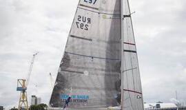 Pirmajame „Kuršių marių regatos“ etape – žmogus už borto