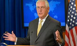 Reksas Tilersonas Šiaurės Korėjai: nesame jūsų priešai