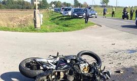 Kretingos rajone žuvo motociklininkas