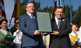 Palangos kurortui įteiktas Garbės ženklas