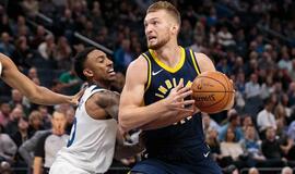 Domantas Sabonis prie „Pacers“ pergalės prisidėjo dvigubu dubliu