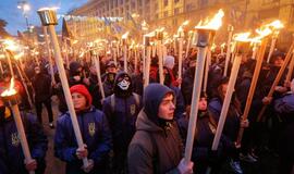 Kijevo centre paminėtas Ukrainos sukilėlių armijos įkūrimas prieš 75 metus