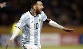 Lionelio Mesio vedami Argentinos futbolininkai iškovojo kelialapį į pasaulio čempionatą