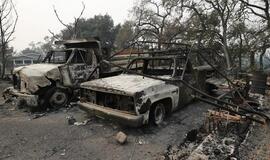 Miškų gaisrai Kalifornijoje jau pražudė 23 žmones