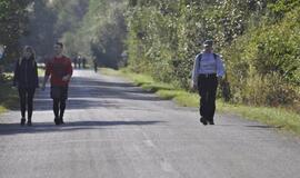 Lakūno Stepono Dariaus garbei įveiktas pėsčiųjų žygis