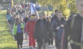Lakūno Stepono Dariaus garbei įveiktas pėsčiųjų žygis