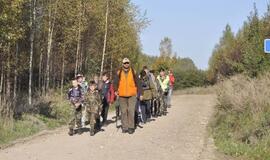 Lakūno Stepono Dariaus garbei įveiktas pėsčiųjų žygis