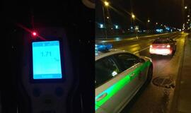 Šiaurės prospekte sustabdytas girtas vairuotojas