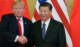 Kinijos ir JAV prezidentai kalbėjosi apie Šiaurės Korėjos branduolinę grėsmę