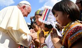 Popiežius Pranciškus atvyko į Mianmarą