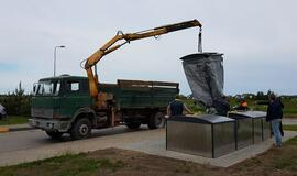 Klaipėdos rajone – dar 30 pusiau požeminių komunalinių atliekų surinkimo aikštelių