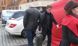 Klaipėdiečiai suvalgė apie 150 litrų maltiečių  sriubos