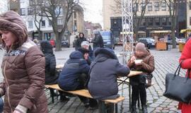 Klaipėdiečiai suvalgė apie 150 litrų maltiečių  sriubos