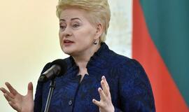 Prezidentė Dalia Grybauskaitė: Rusijai ir toliau nevykdant Minsko susitarimų, nėra jokių prielaidų sankcijų atšaukimui