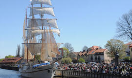 Šventiniame Klaipėdos sapne - istorinių laivų krantinė