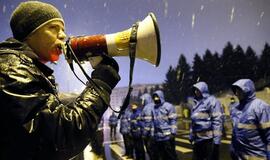 Tūkstančiai žmonių Rumunijoje protestavo prieš naujus teisėsaugos įstatymus